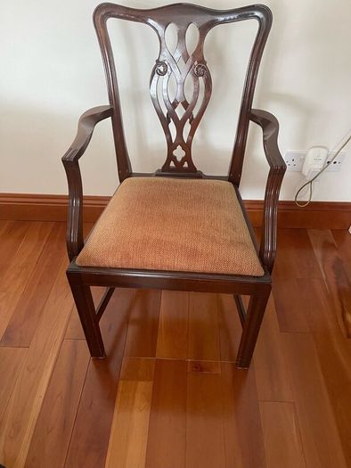Mahogany Dining Room Table 6 Chairs