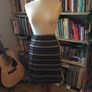 Stripe Fitted Skirt Image 3