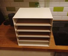 Ikea white letter tray