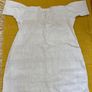German vintage handmade nightgown 1920 - 1940s linen lace size 6 or 6-8 Image 6
