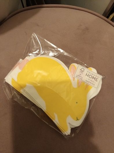 Easter Bunny napkins