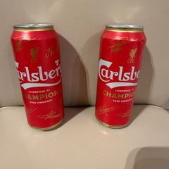 Liverpool Carlsberg champions 2020 onwards limited edition cans