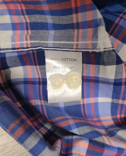 New Johnnie-O Button Down Check Shirt Mens Medium RRP 98