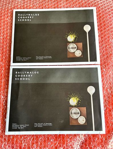 vouchers for ballymaloe cookery school and lunch