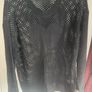 Brand new Black crochet jumper size UK 16/18 EU 44/46 Postage included Image 7