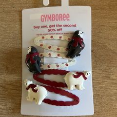 Gymboree clips as new! Penguins & polar bears