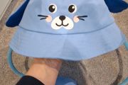 Brand New with tags 'Press my paws to move my ears' Sun hat Age 7-9 years