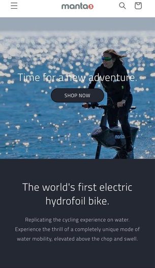 Hydrofoil Electric Bike