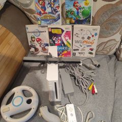Wii bundle with Mario Kart, Galaxy 2, Sonic Winter Olympics