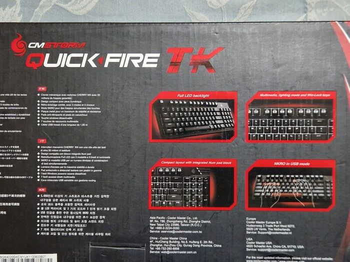 CM Storm Quick Fire TK Mechanical Gaming Keyboard