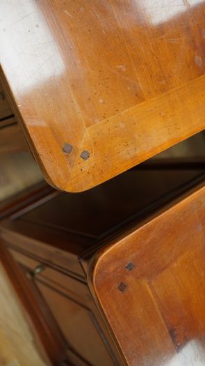 Pair of Cherry Wood Bedside Cabinets