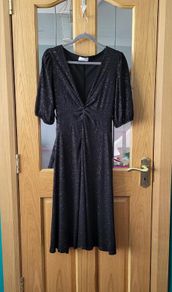 Yours black sparkly occasion dress, Size 22, Brand new