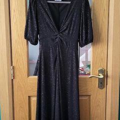 Yours black sparkly occasion dress, Size 22, Brand new