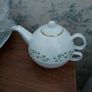 Vintage Royal Tara Trellis Shamrock One Person Teapot and Cup Image 2