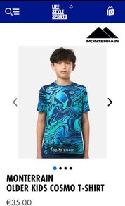 Monterrain t shirt Kids boys Cosmo 12-13 Y Brand New