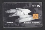 1998 Malta Antonio Sciortino Speed (Gemplus - GEM1A (Symmetric Black)) Phone Card