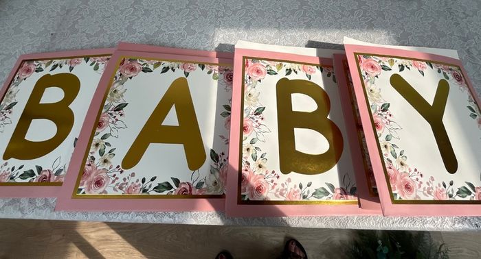 Baby Shower Baby Cubes/ Blocks