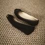 Black Sweade wedge woman's shoes Image 4