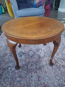 Vintage round coffee table