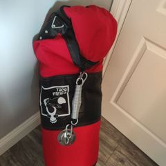 Hanging punching bag