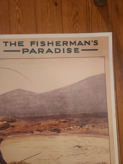 Art Posters X 3 LARGE. Great Southern Railways Poster. Robert Emmet Historical Poster And Impressionist Landscape Poster. Large Posters In Good Condition See Photos For Same. Ideal for framing.