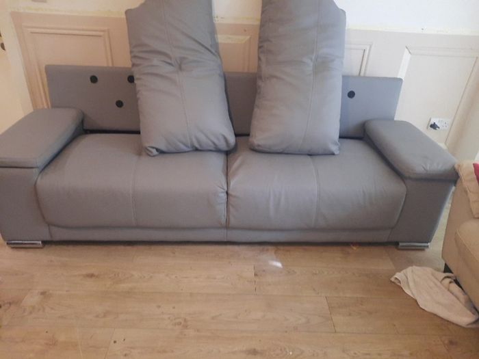 leather sofa