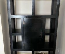 2 Solid Wood Bookcases / Room Dividers