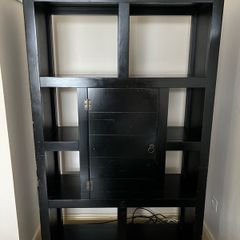 2 Solid Wood Bookcases / Room Dividers