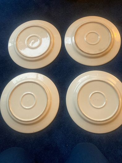 Vintage "Rustic"Handpainted Dinner and Salad Plates FROM 8euro
