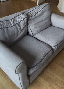 2 grey Two seater couch