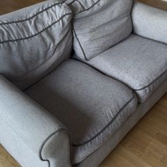 2 grey Two seater couch