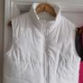 SHEIN Pink & White Cropped Gilets Sz M (Fit 8-12UK) Image 3
