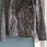 ISABEL MARANT Etoile antracite buffalo leather biker jacket Sz 40 (Fit 12-14UK) Rrp 1100 (New) Image 2