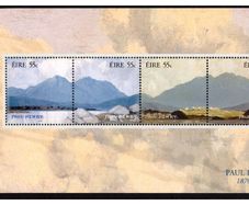 2008 Ireland Ireland Series Paul Henry Landscapes 1876-1958 Commemorative Stamps Booklet Pane Mint Never Hinged (MNH). Hibernian HP182b