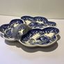 Vintage Mason's Vista Blue Transferware 3-section Dish Image 7