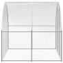 Outdoor Chicken Coop 3x2x2 m Galvanised Steel Image 7