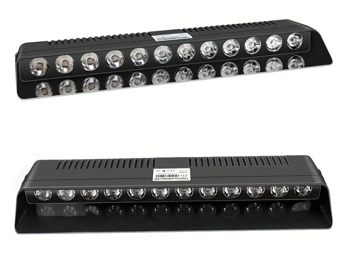 12-Led Strobe Flash Light Emergency Warning with Suction Cups