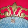 Vintage Italian Brass Frame (Bubble Glass) Image 4
