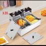 NEW Commercial Electric Deep Fryers 12L 5kw 220v Image 2