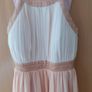 Occasional dress worn once and cleaned Slight emblishment on straps chest and waist .Slightly padded at bust so no need for a bra ..Knee length .25 euro paid 95 . Image 2