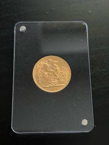 King George V Sovereign 1914 22k / CT gold coin