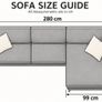 Grey 3, 4 seater sofa Image 3