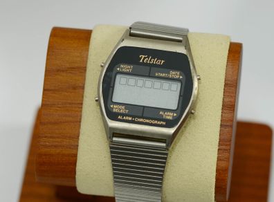Rare Vintage Telstar LCD Quartz Watch