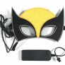 Halloween LED Neon Eye Mask Costume Light Up Kids Happy Birthday Party EL Masks Image 10