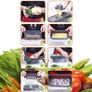 Pro Vegetable Chopper with Container and 7 Sharp Blades, Veggie Slicer Dicer with Colander Basket for Kitchen, Easy to Clean (FREE POSTAGE) Image 3