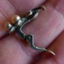 Vintage Pearl and  Sterling Silver 925 Earrings 3,6g Image 6