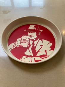 Moretti Beer tray metal