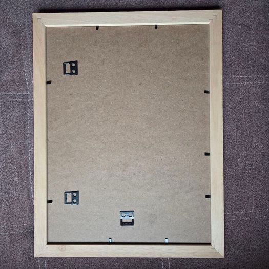 Abstract Framed Wall Art (45x35cm) Solid Wood Frame with Glass