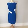 Beautiful Kate cooper Chelsea blue with white detail size 14 dress Image 2