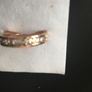 Rose Gold Cz Titanium Steel Wedding Ring Image 4